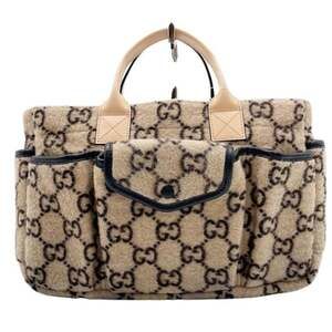 GUCCI Cream Leather Bag